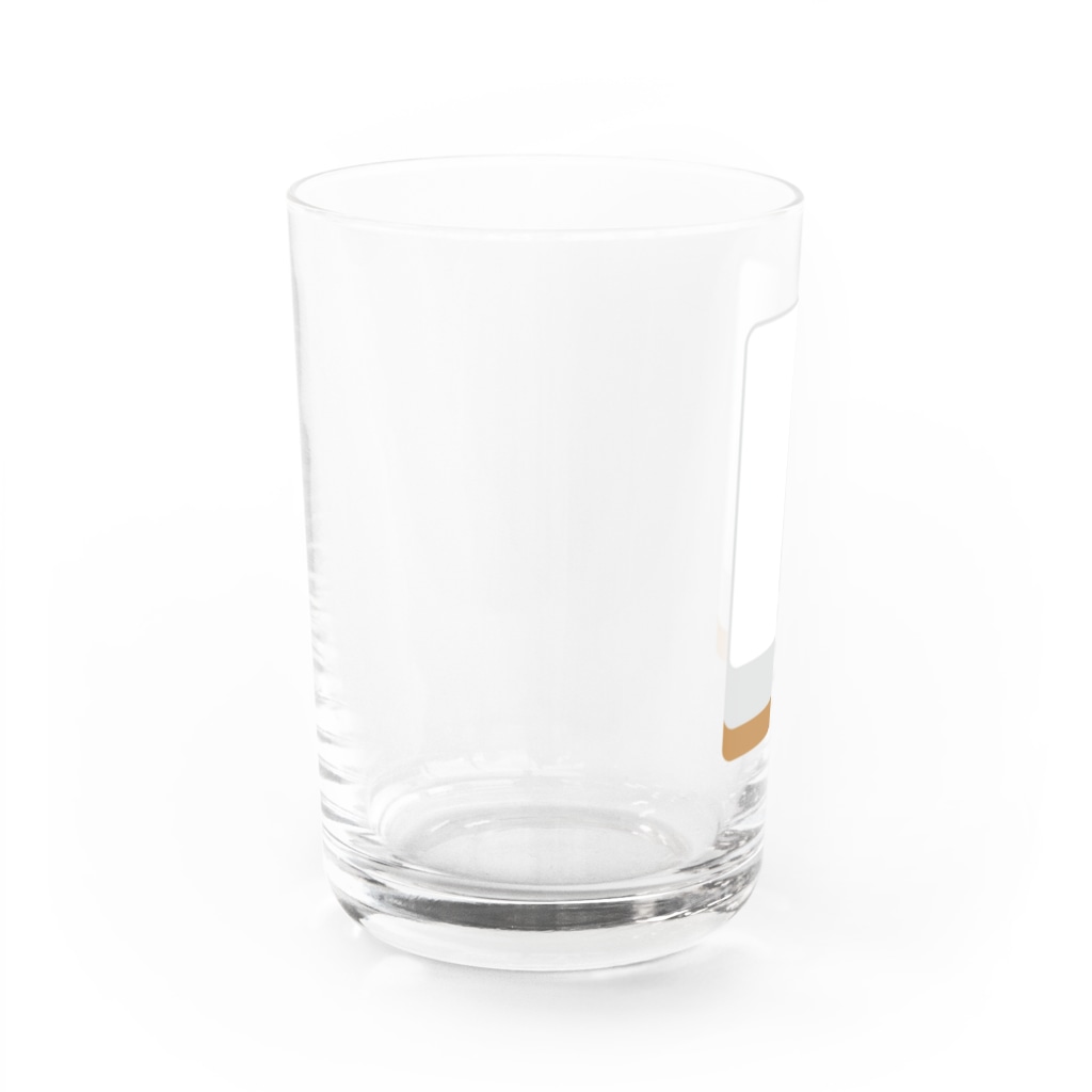 キッズモード某の白 ( 麻雀グッズ ) Water Glass :left