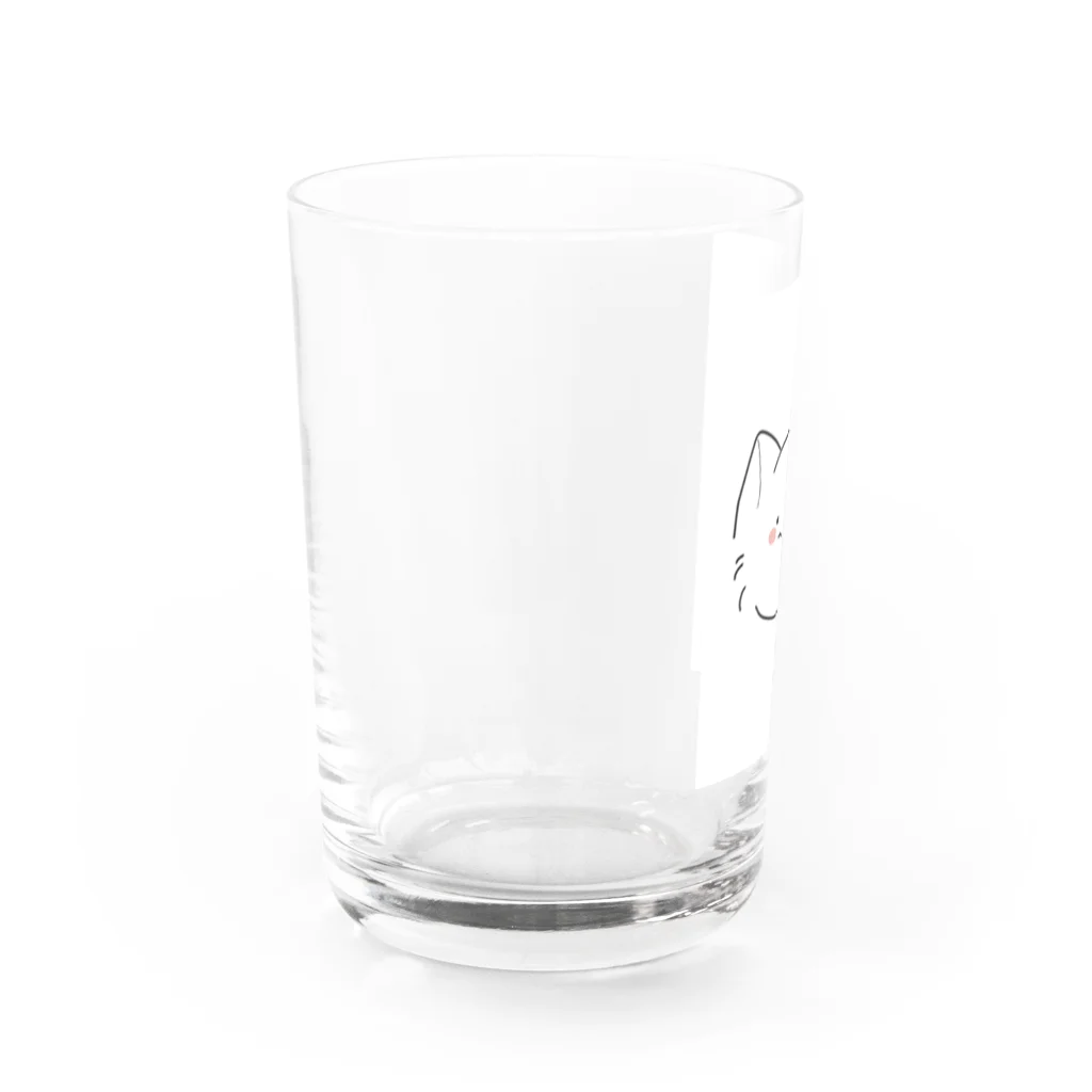 シンプル＆可愛いのゆるふわにゃんこ Water Glass :left