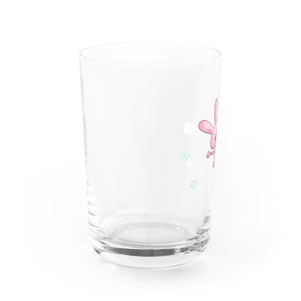 村長さわのぶらんちゃん Water Glass :left