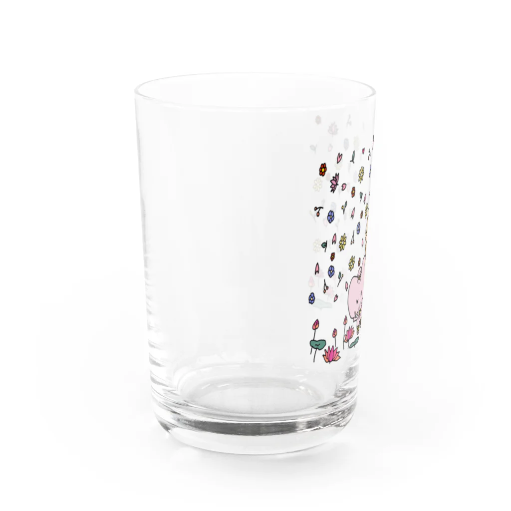 ブッディズムの花まつり Water Glass :left