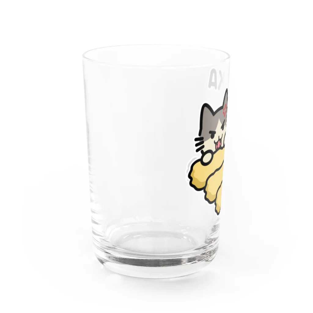 楽猫楽描しげ屋のいか Water Glass :left