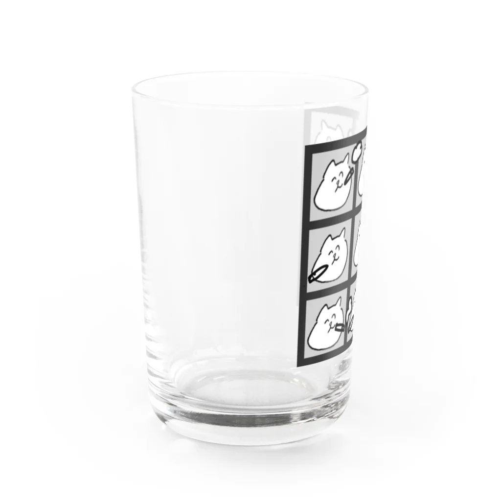 osaraba_chameropiの喫煙くまちゃん愛好会 Water Glass :left