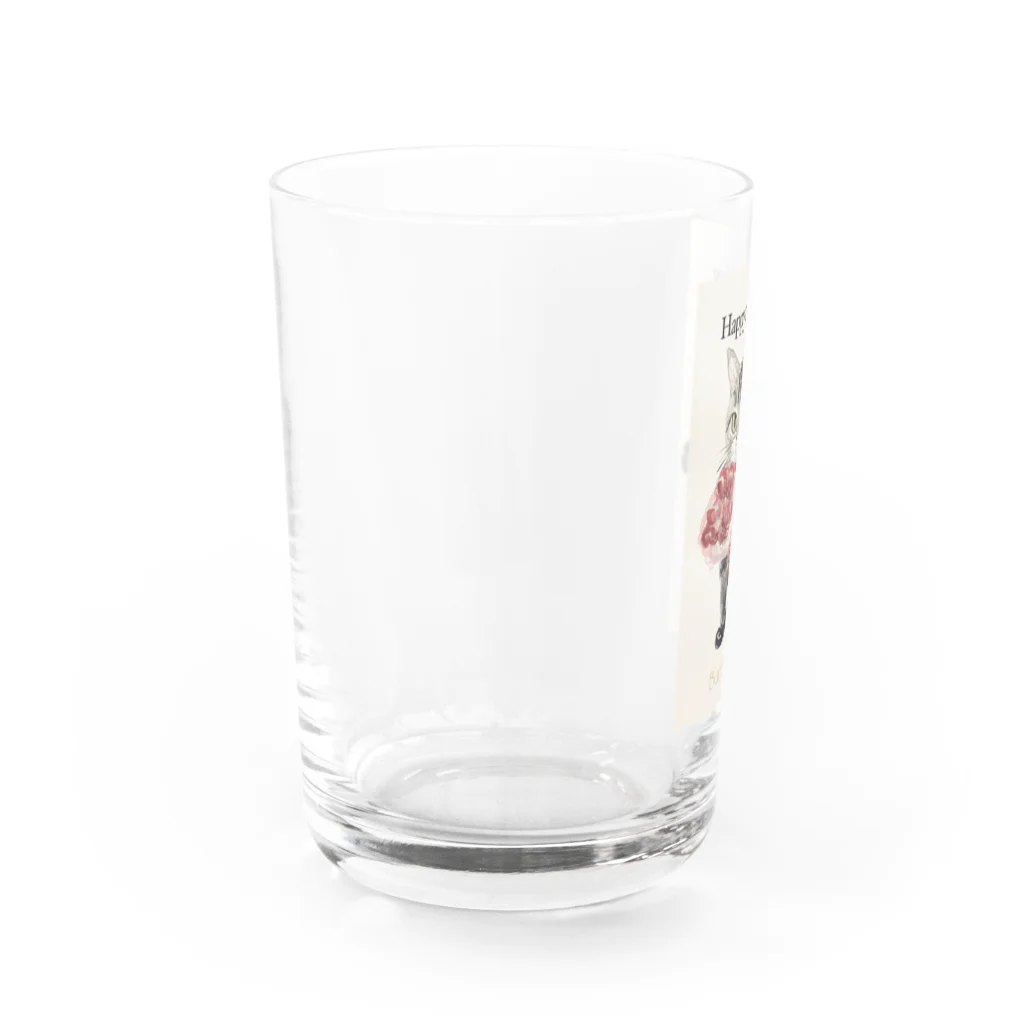 YOKO KOBAYASHIのhappybirthday(バンブルビー) Water Glass :left