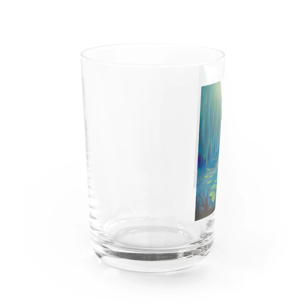 淡田るむの睡蓮 Water Glass :left