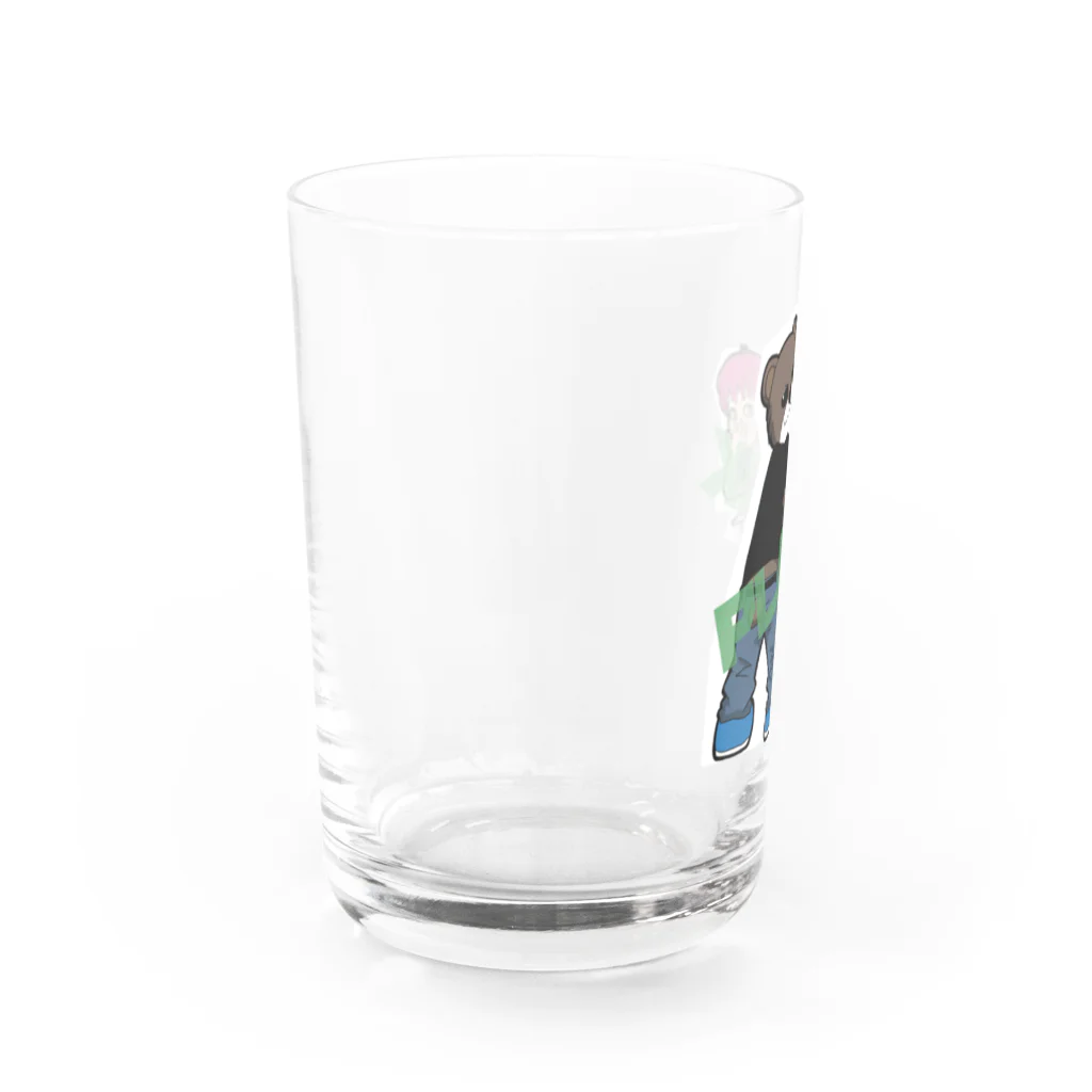 はたけいちごのplank Water Glass :left