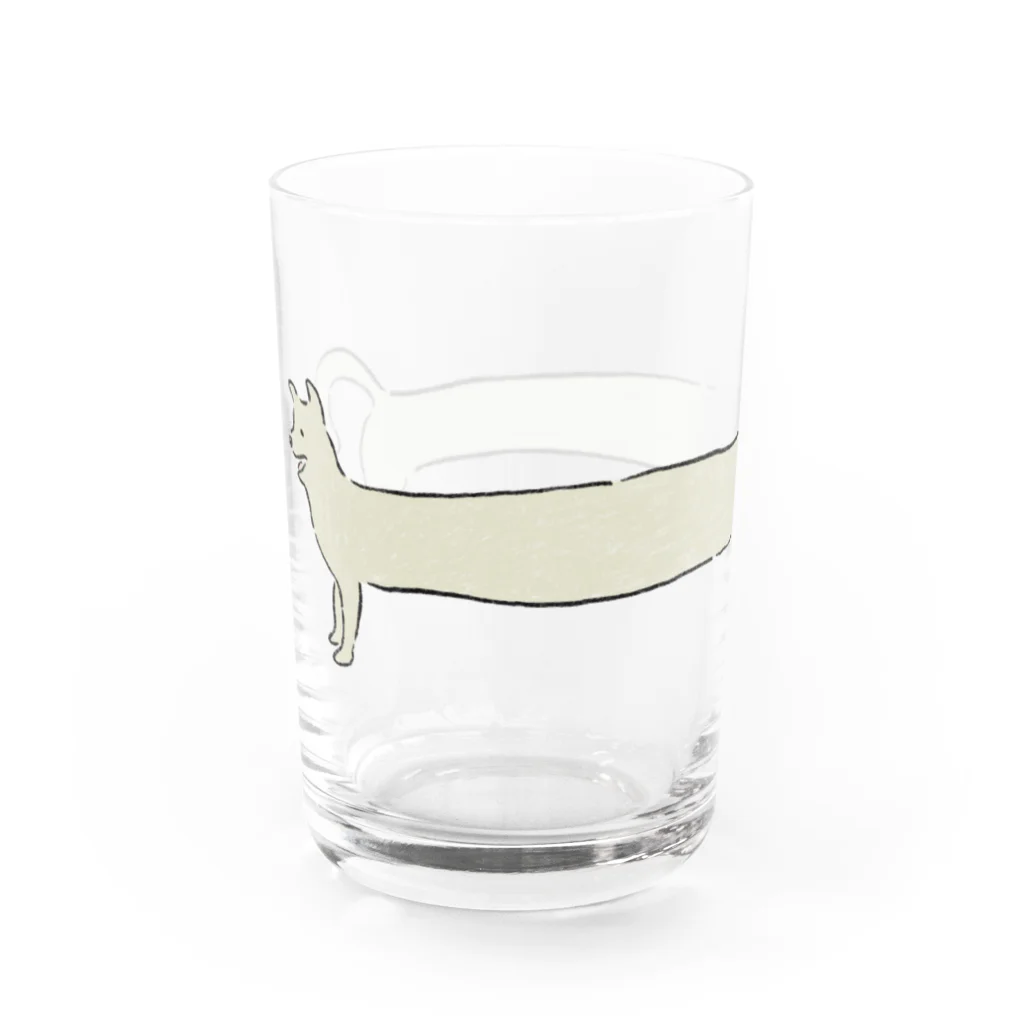 FUTURESHOTのMyシッポを追う犬 Water Glass :left