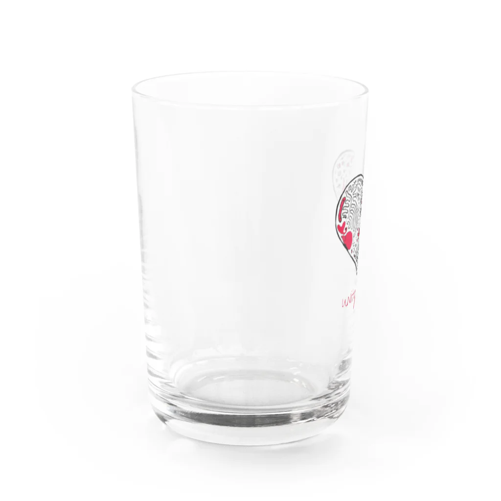 Unity  earth (ここぺり)のunity earthロゴitem Water Glass :left