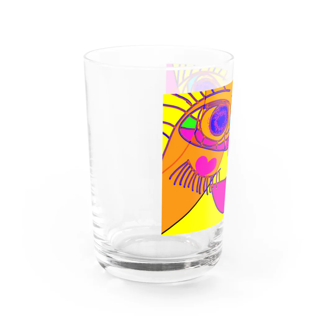 律(りつ)のすまいるガール Water Glass :left