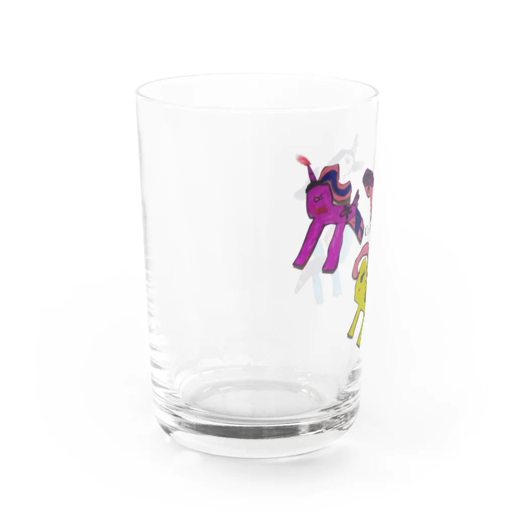 NoenoeMagicのカラフルユニコン Water Glass :left