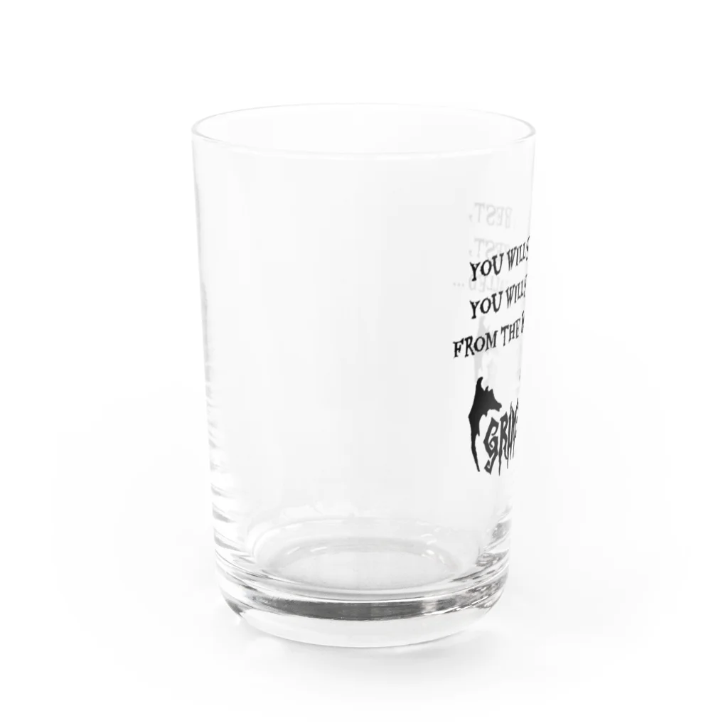 GRIMWORKSのTHE GRIMBATS logo-1 EX Black Water Glass :left