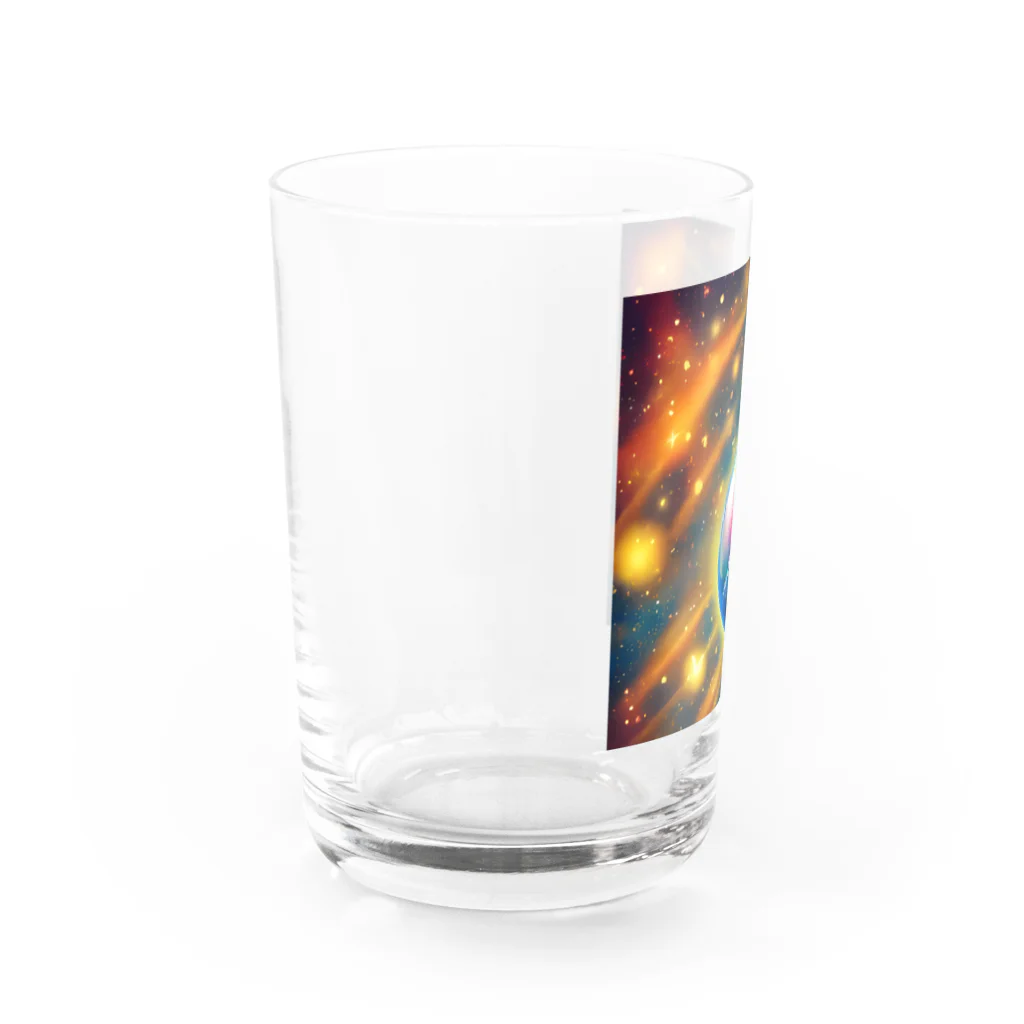 TokyoFridayNightの瑠璃色の地球 Water Glass :left