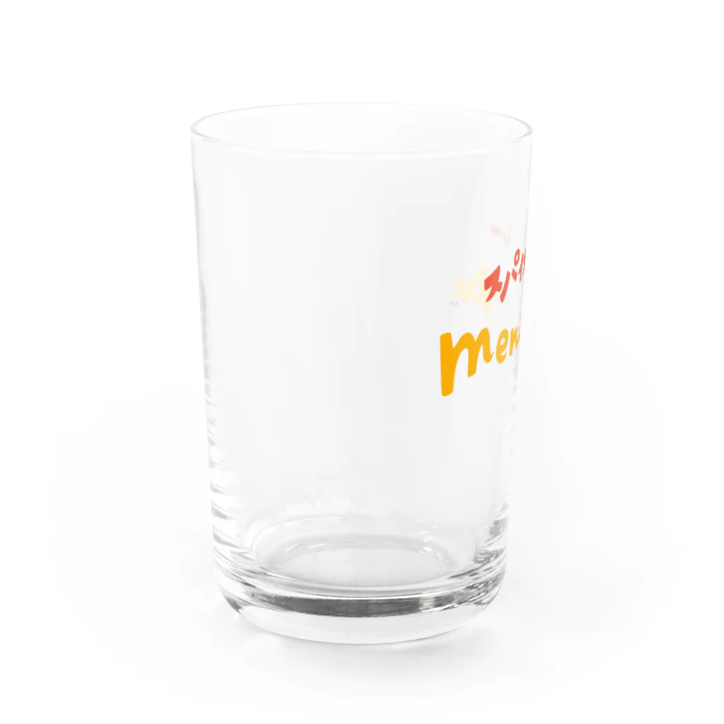 書楽家安田有吾のスパイスカレー menikuru Water Glass :left