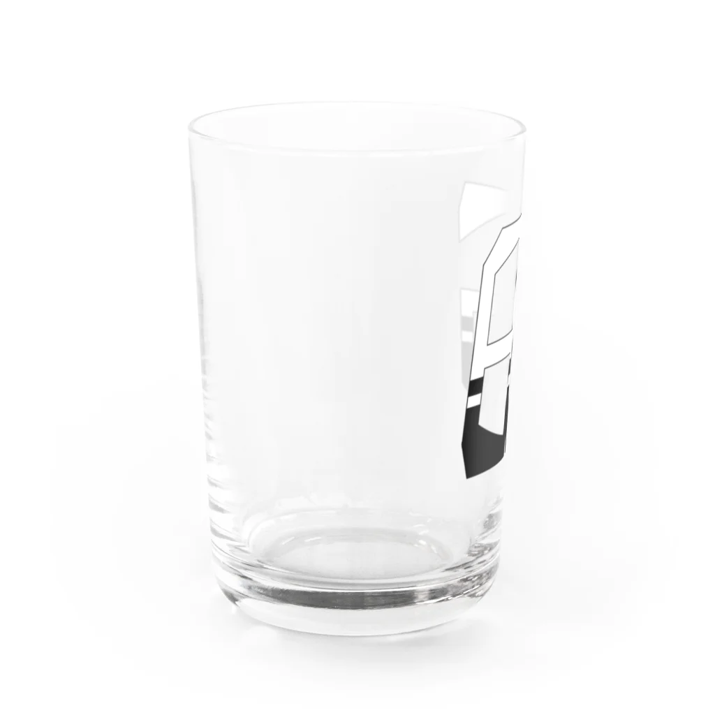 hamuevoの86白×クロ Water Glass :left
