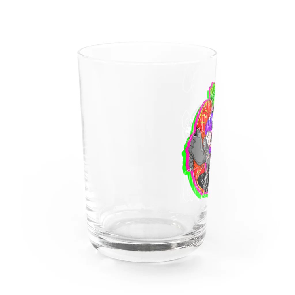 松本芽維新の我楽多SHOPのSAMISHINBO USAGI!! Water Glass :left