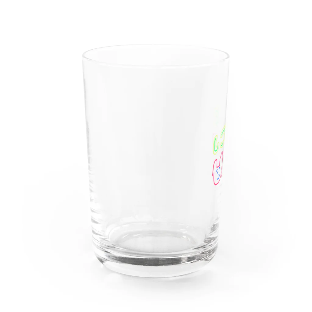 へびにゃんグッズのへびにゃん（しこたま） Water Glass :left