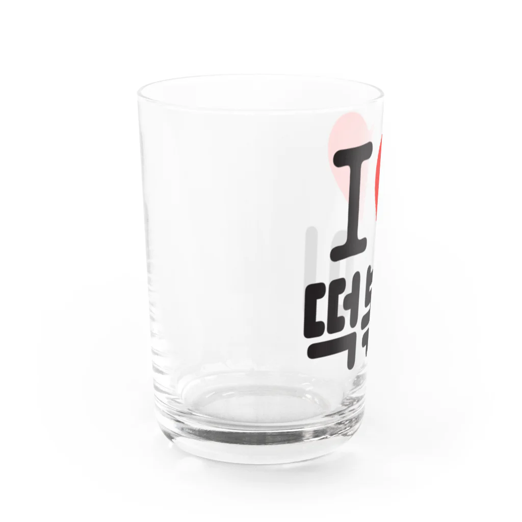 한글팝-ハングルポップ-HANGEUL POP-の떡볶이-トッポギ- Water Glass :left