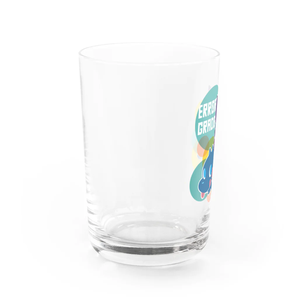 Yumenaoshiのいつも一緒（カラフル） Water Glass :left