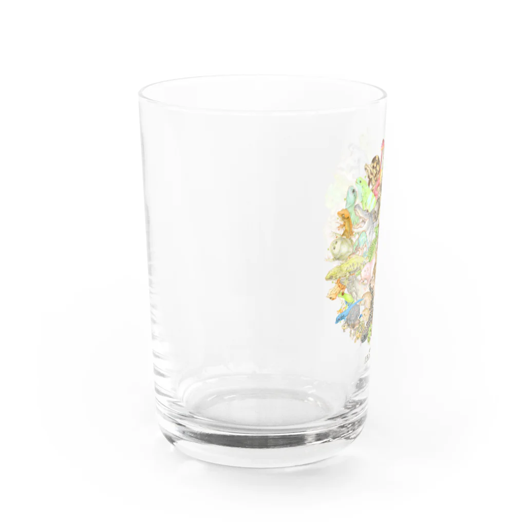 どうぶついっぱい　ふじいまさゆきの伊豆の動物園ぽい　001 Water Glass :left
