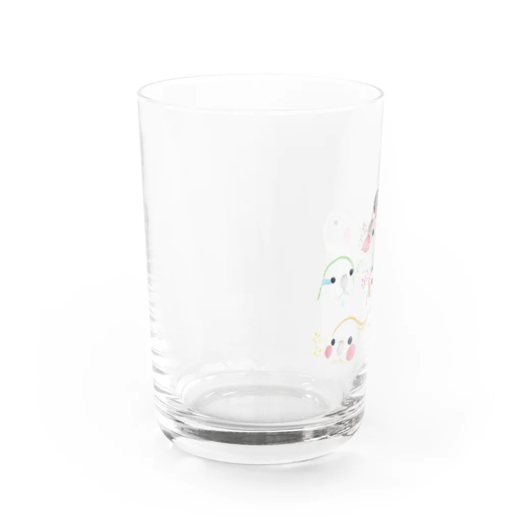 what a life! by Fusaのトリ好きのためのトリ大集合 Water Glass :left