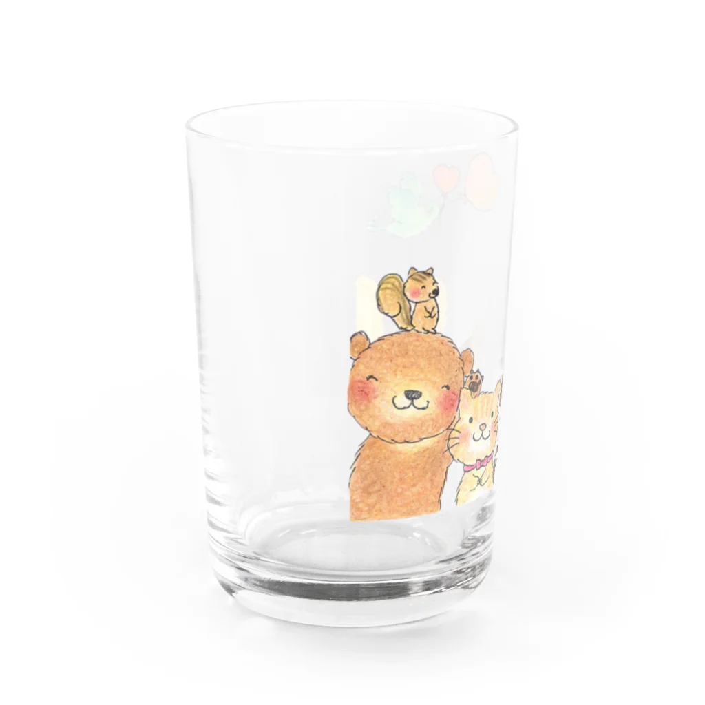 akiのひとりぼっちの時に会いにくる動物たち Water Glass :left