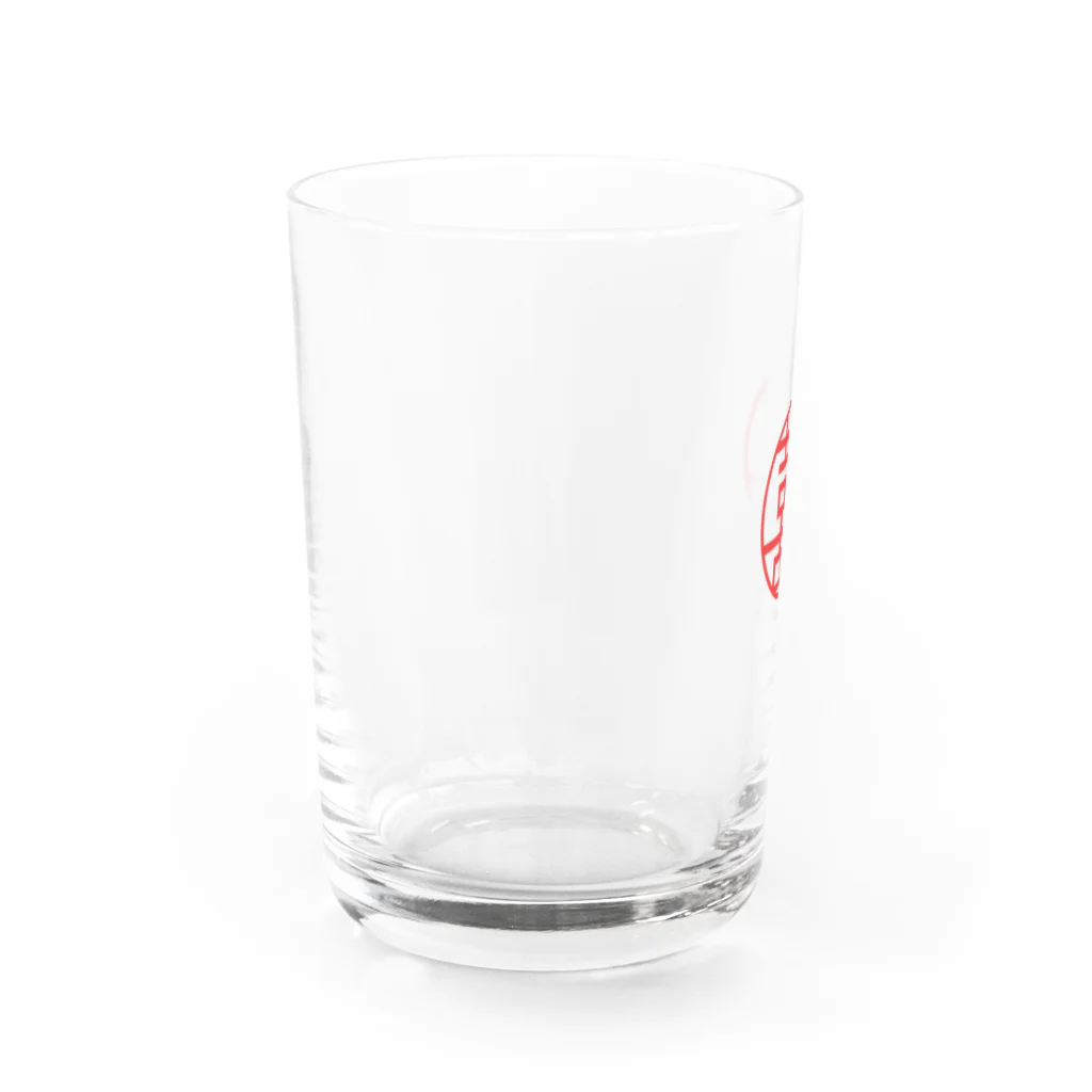 ヒガンバナの囍 Water Glass :left