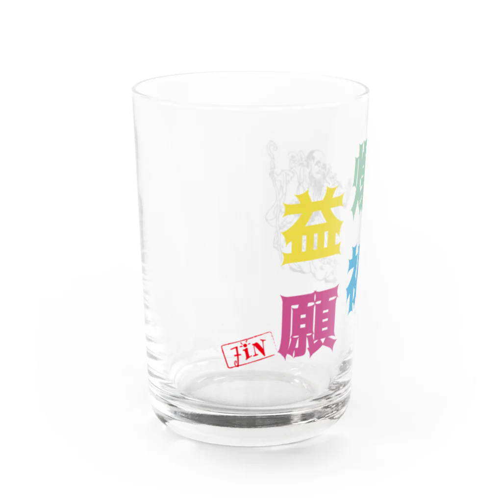 JINの爆益祈願グラス Water Glass :left