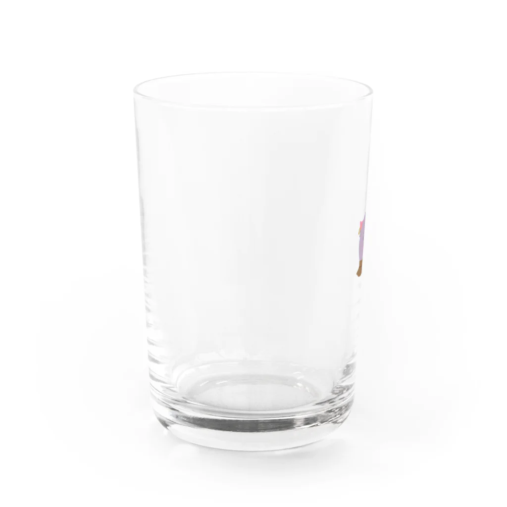 シャケはらすの動物園のぽるこ Water Glass :left