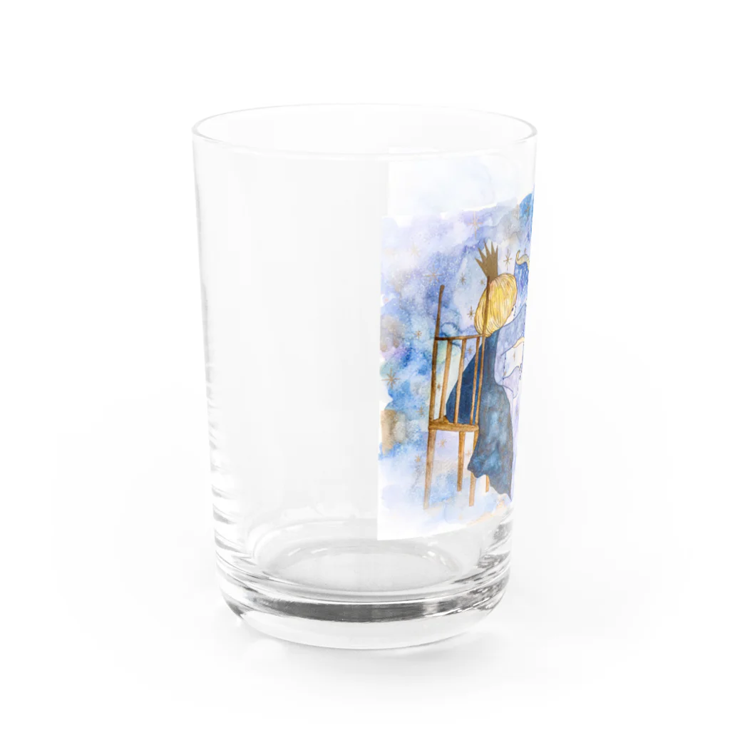 星空物語の星巡り Water Glass :left