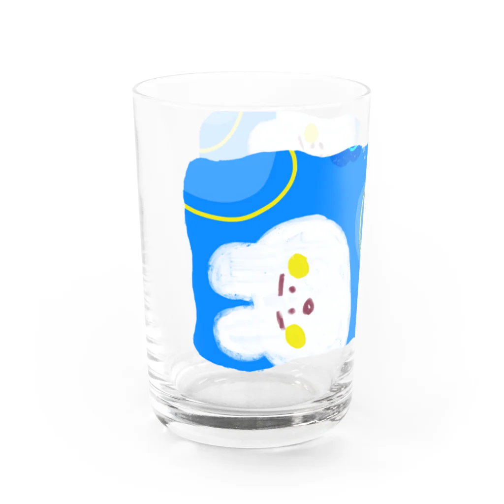 okayun.のもっちりうさぎ Water Glass :left