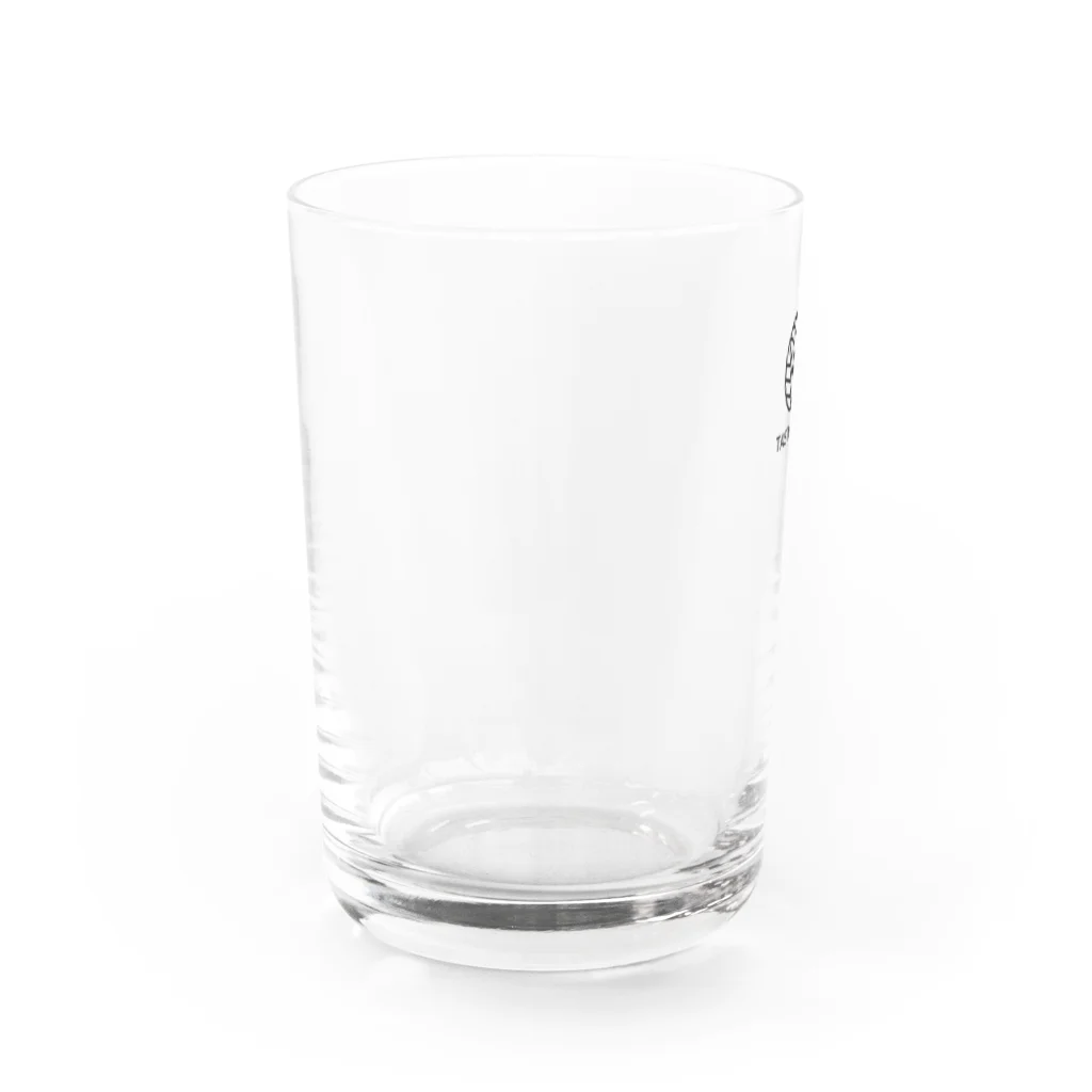 TastyTimeのTastyTime＜サークルロゴ・ブラック＞ Water Glass :left