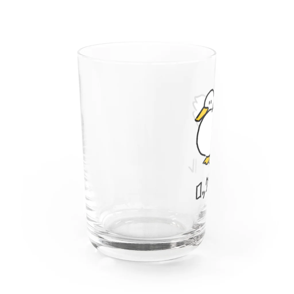 みぞぐちともやのあひるロック Water Glass :left