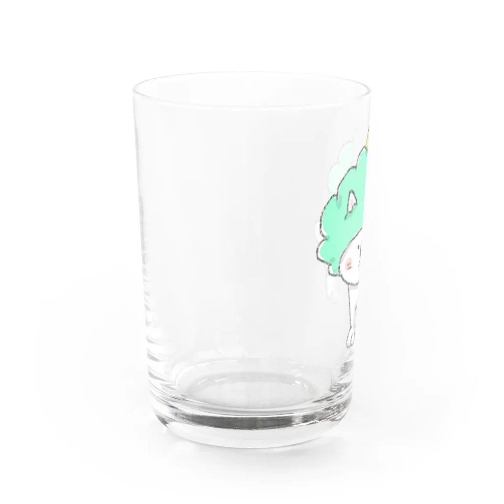 N.W.PIENIのもくもく頭の鬼猫さん Water Glass :left