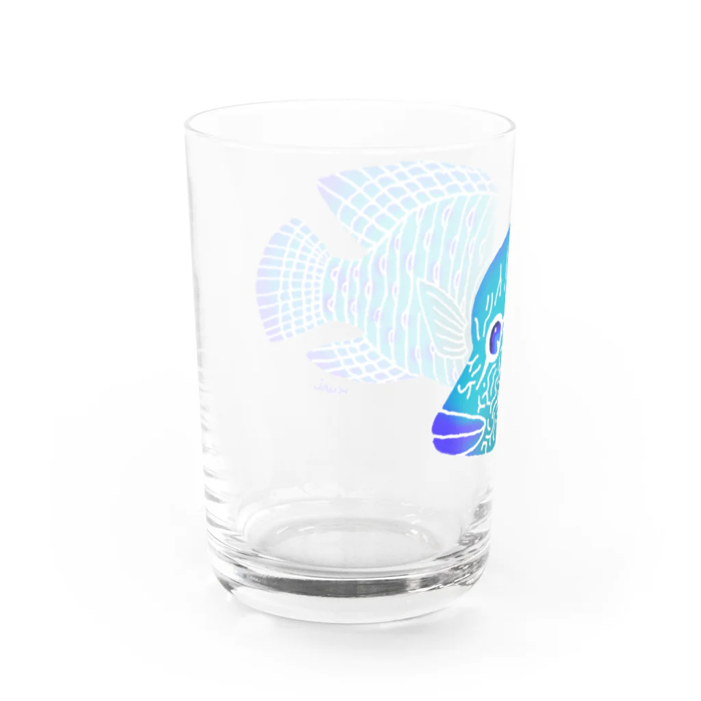 栗坊屋のナポレオンフィッシュ Water Glass :left