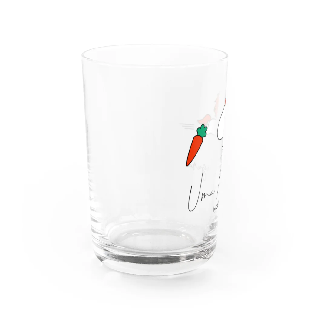 Loveuma. official shopの馬まっしぐら by SOFT KEIBA Water Glass :left