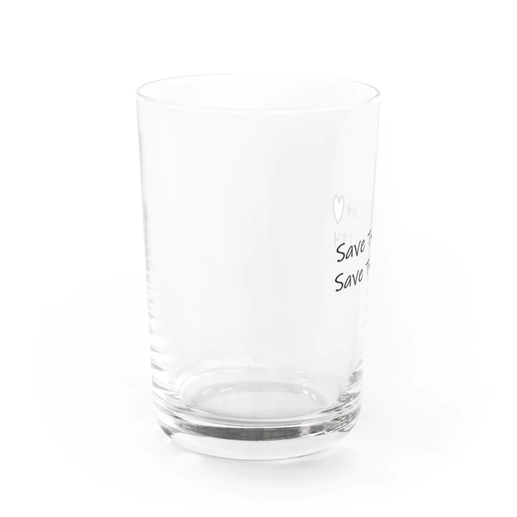 mixethnicjamamaneseのSave The Cat Save The Kitty Water Glass :left