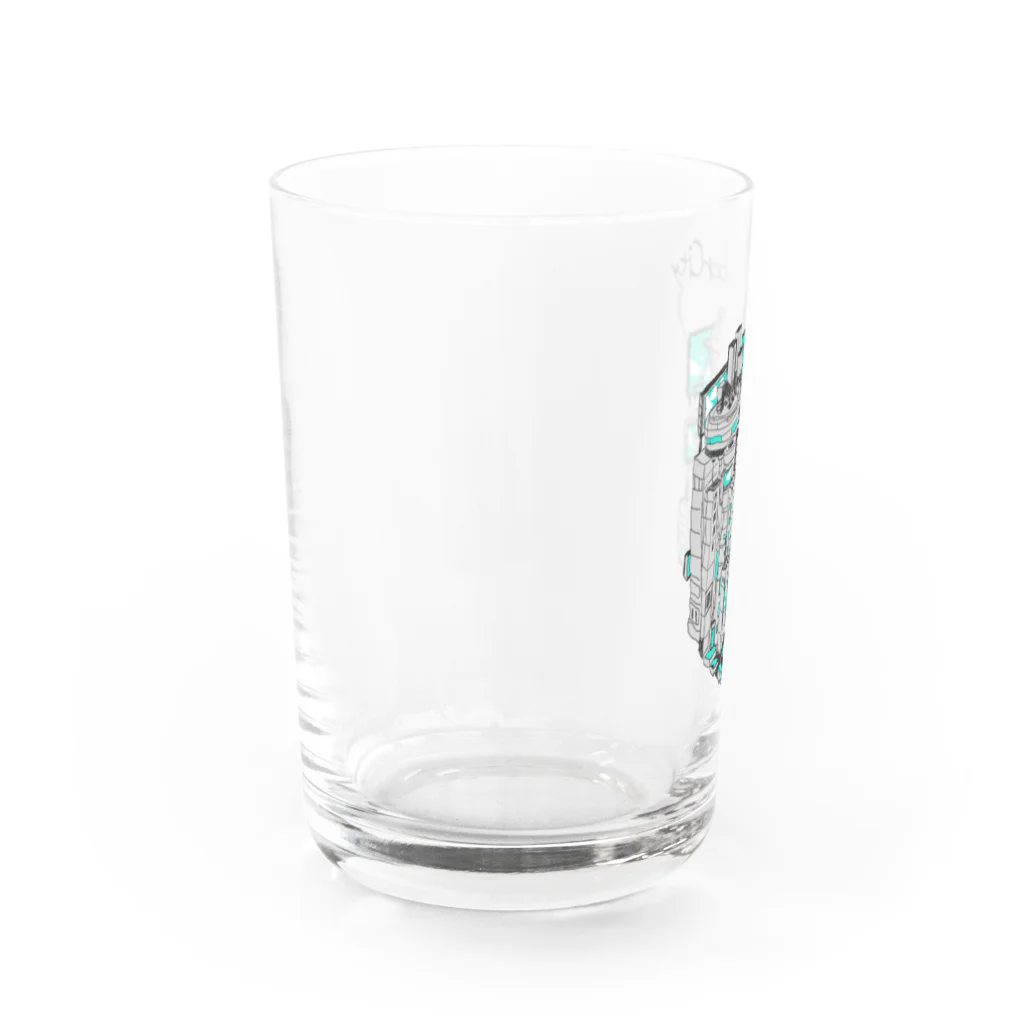 羽根の生えたてるてるのcybercity Water Glass :left