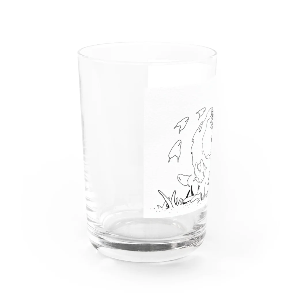 挽肉の世の恩恵 Water Glass :left