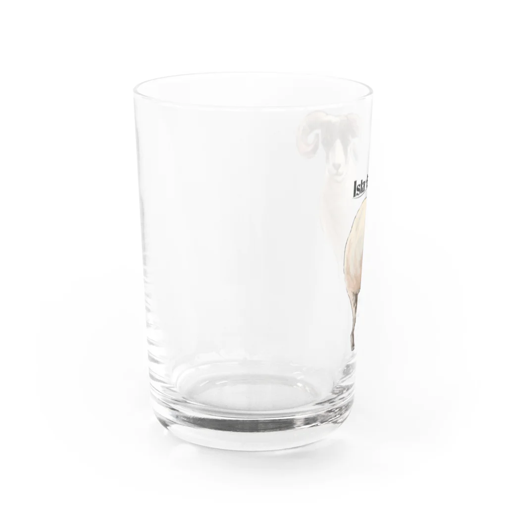 isla_laのひつじちゃんグラス Water Glass :left