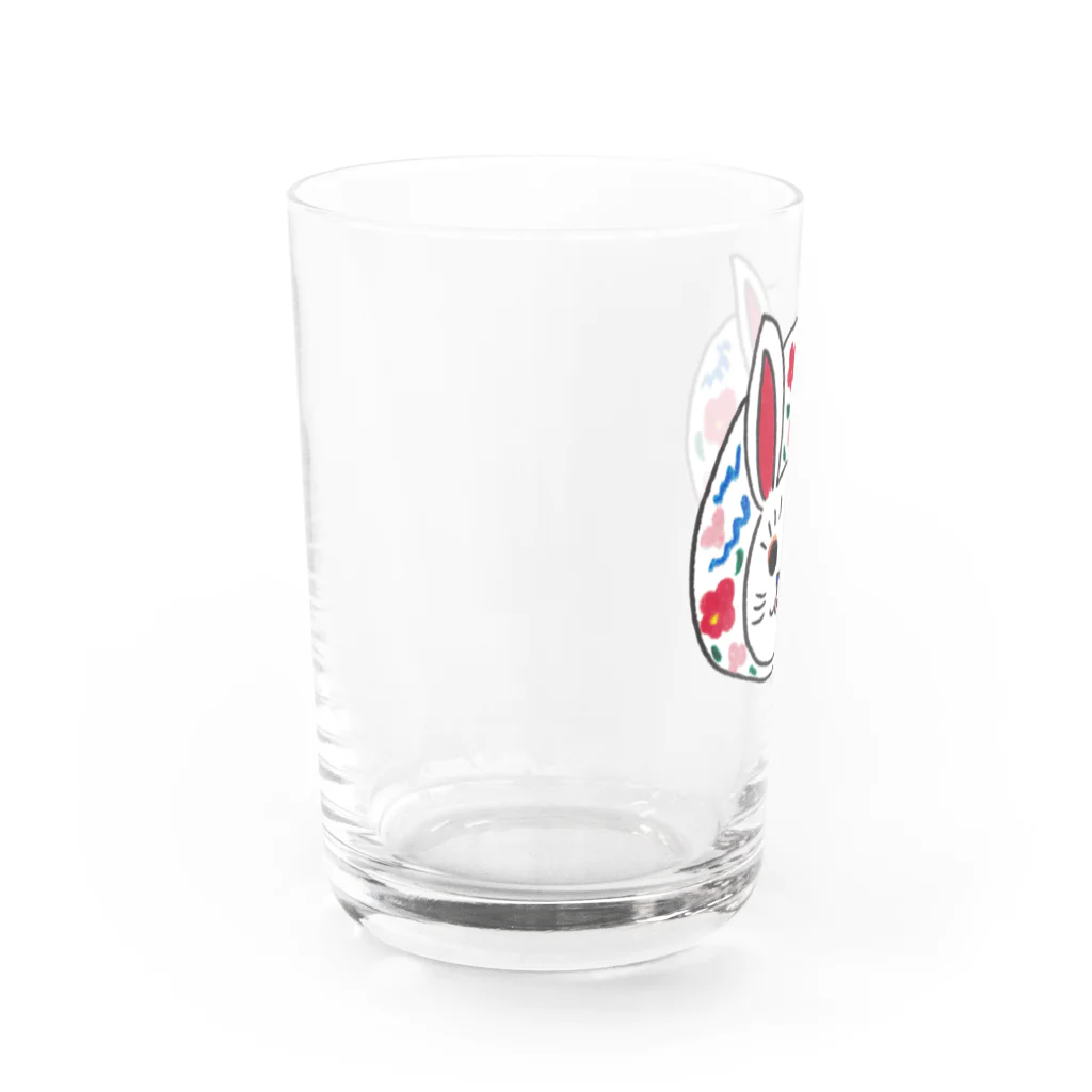 森図鑑の[森図鑑] 三春張子風うさぎ Water Glass :left