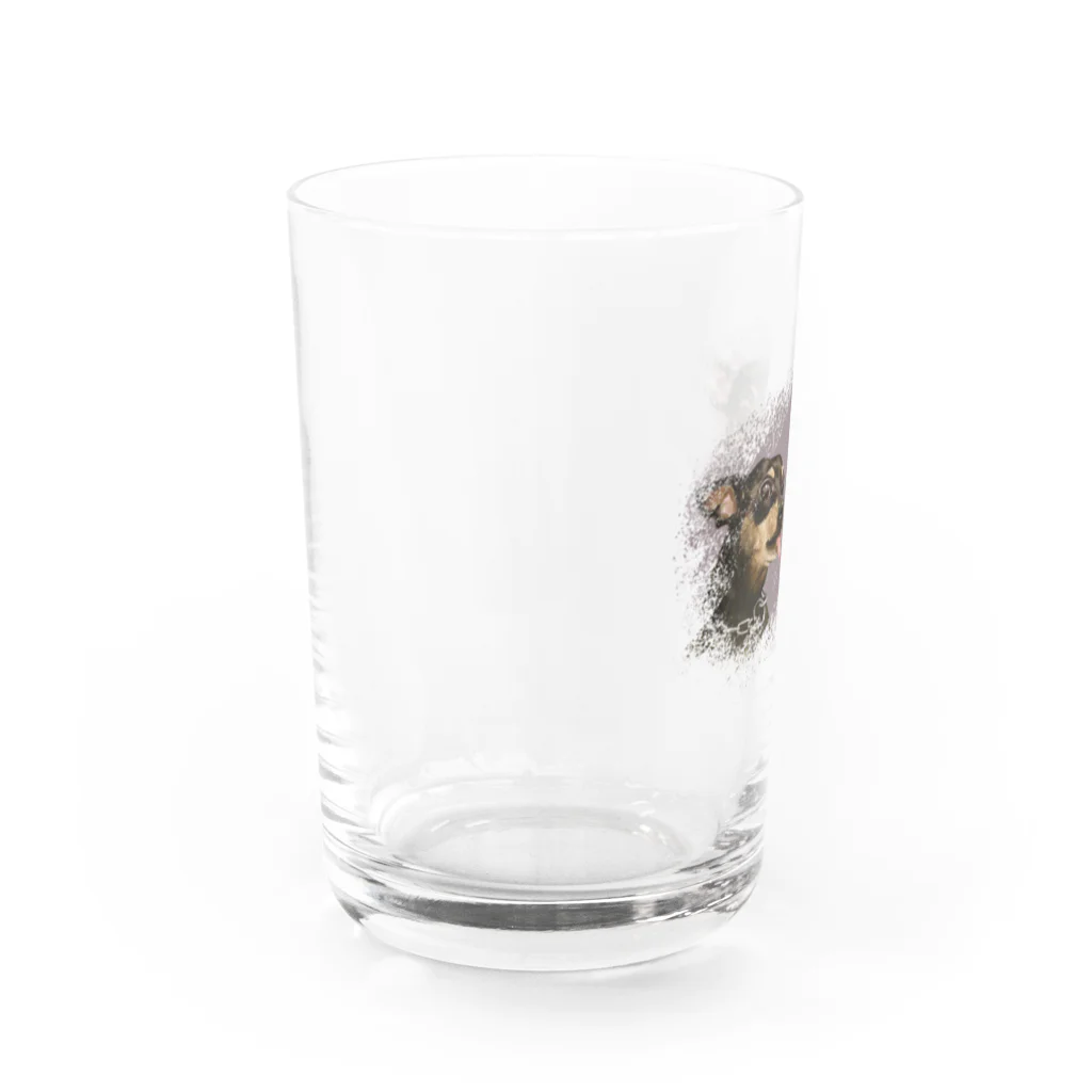 K&M(かむ)のミニチュアピンシャー Water Glass :left