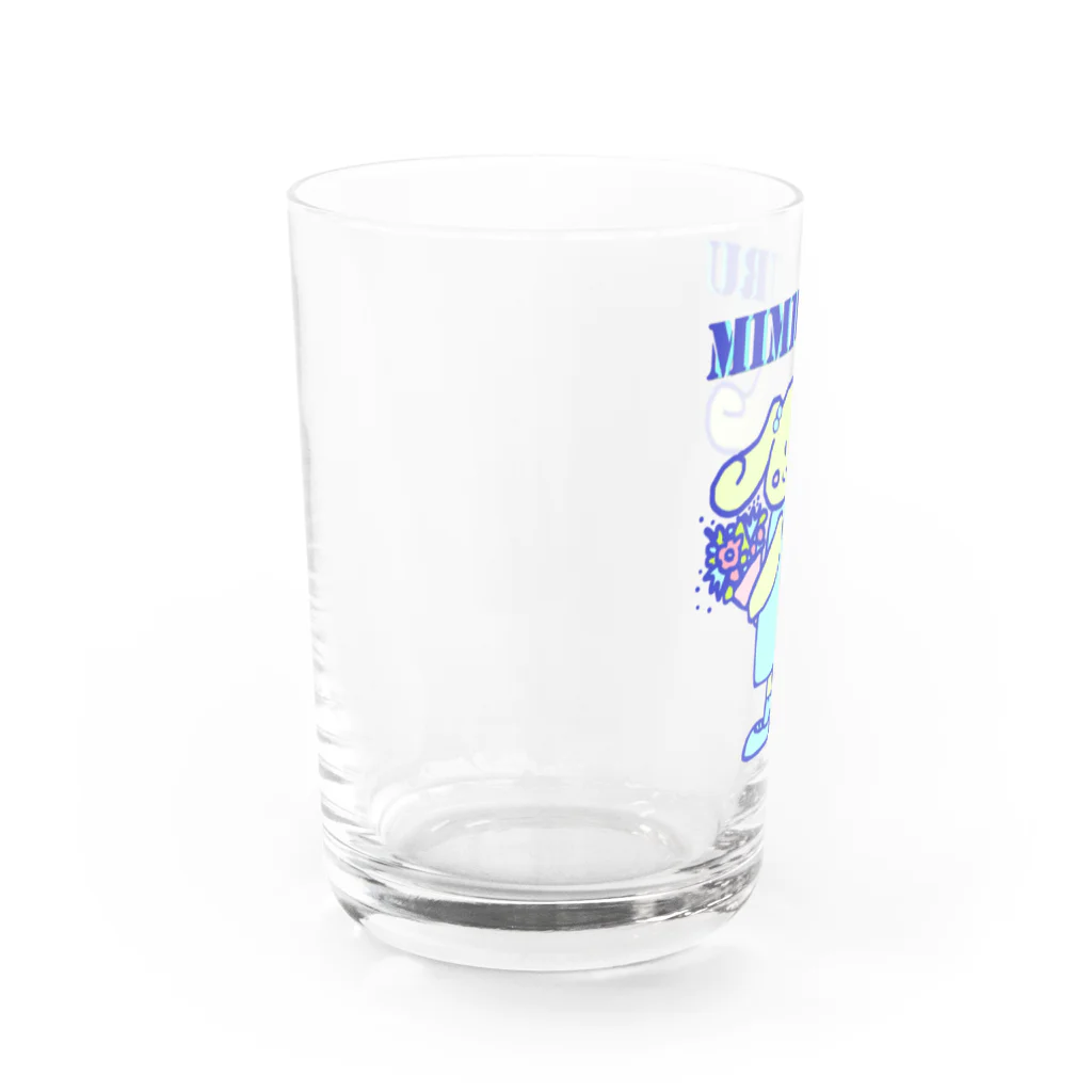  #satisfyingのMIMIQURU　ミミキュル　花束💐 Water Glass :left