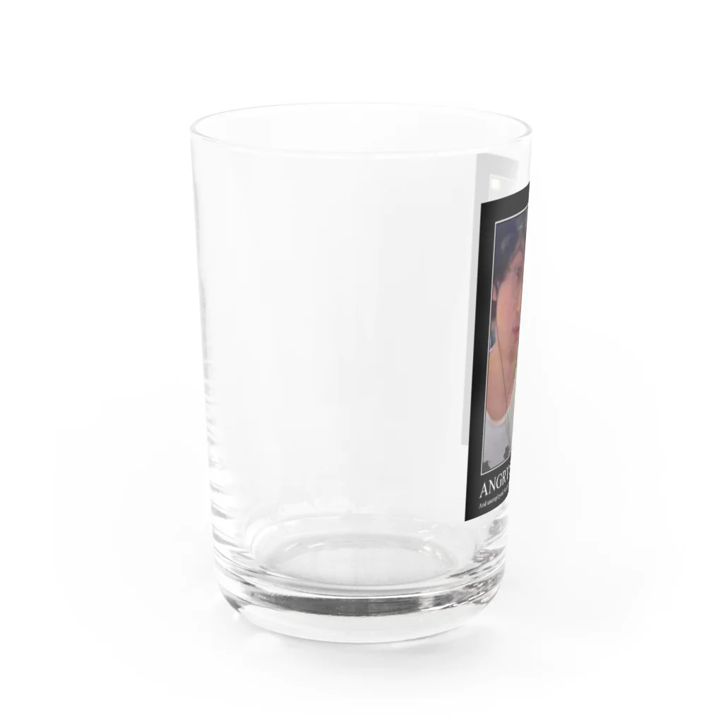 チートイツ木下のミーム風自画像(黒背景) Water Glass :left