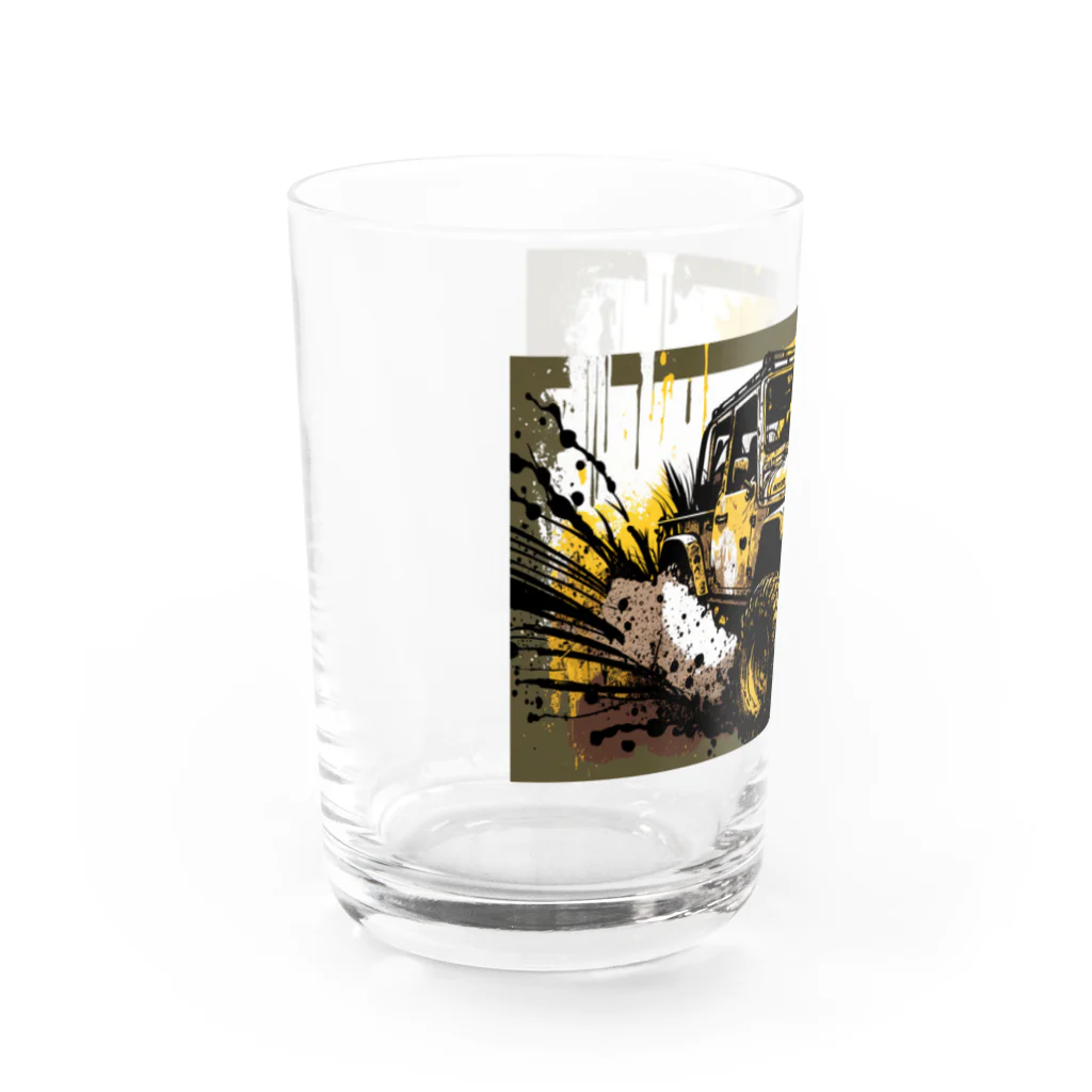 AI車屋のjeep lover #2 Water Glass :left