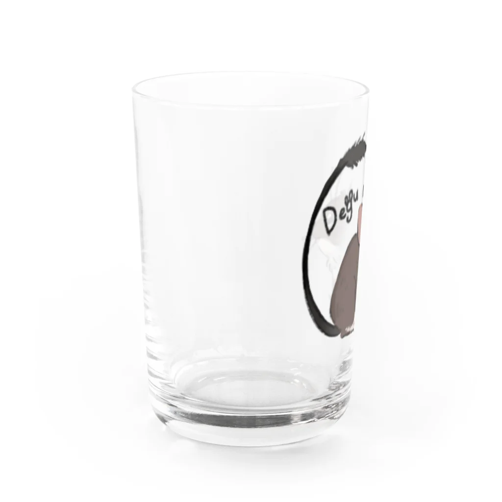 ゆにじまのデグーちゃんグッズ Water Glass :left