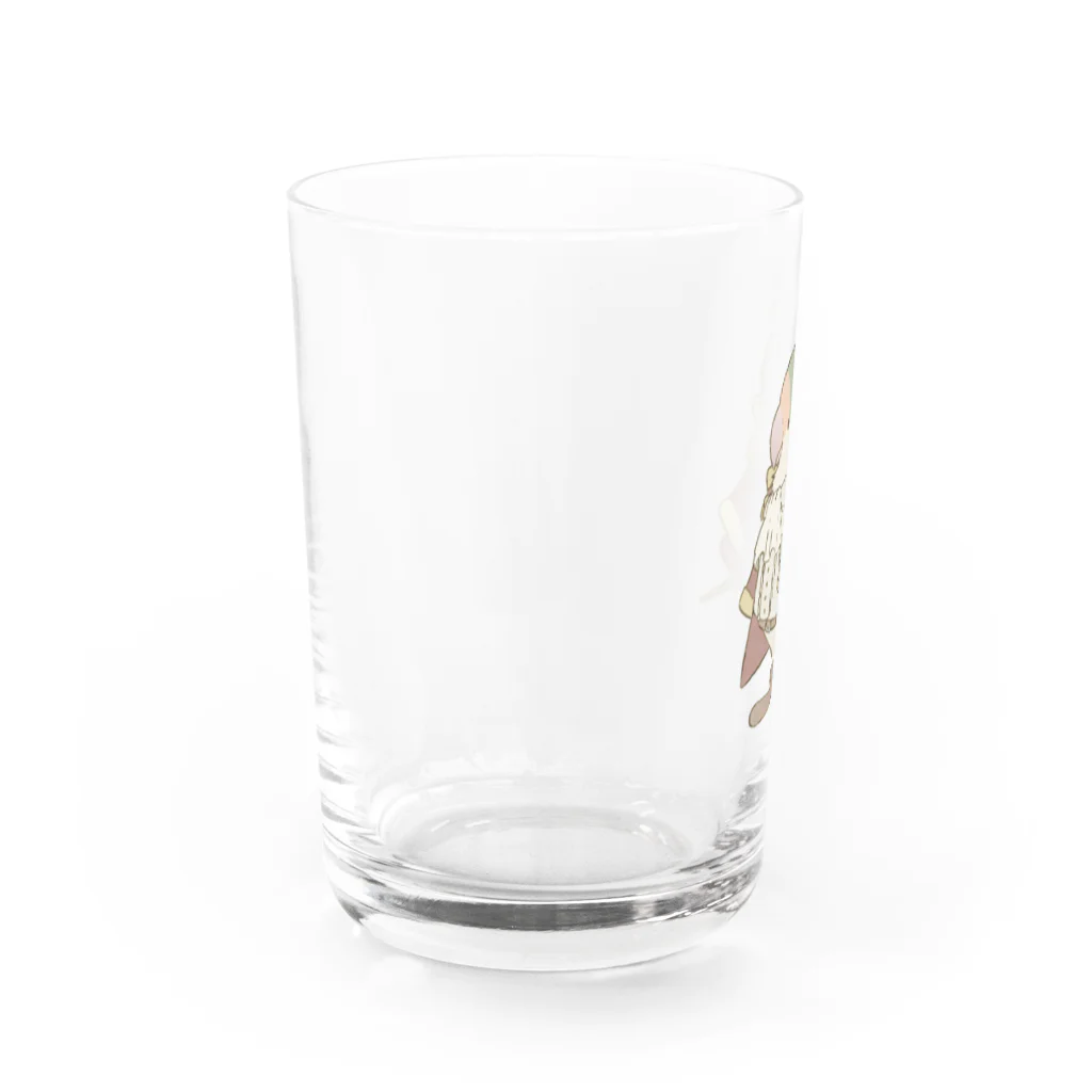 ゐちの蔵(のゐち)のラブバードプリンス (コザクラシーグリーン) Water Glass :left