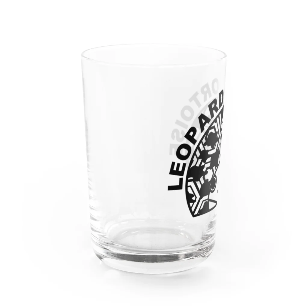 STAR TORTOISEのヒョウモンリクガメ Water Glass :left