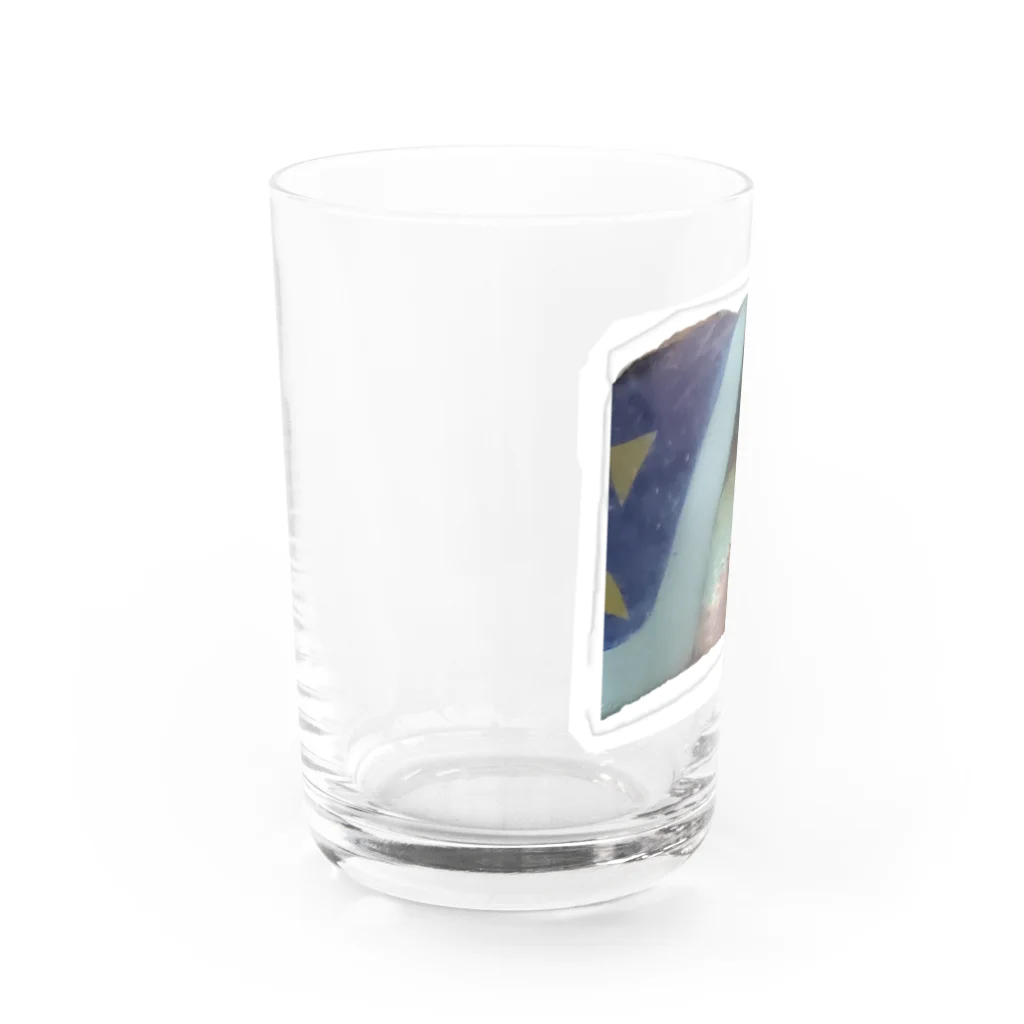 たま。のコタツカエルのかおちゃん Water Glass :left