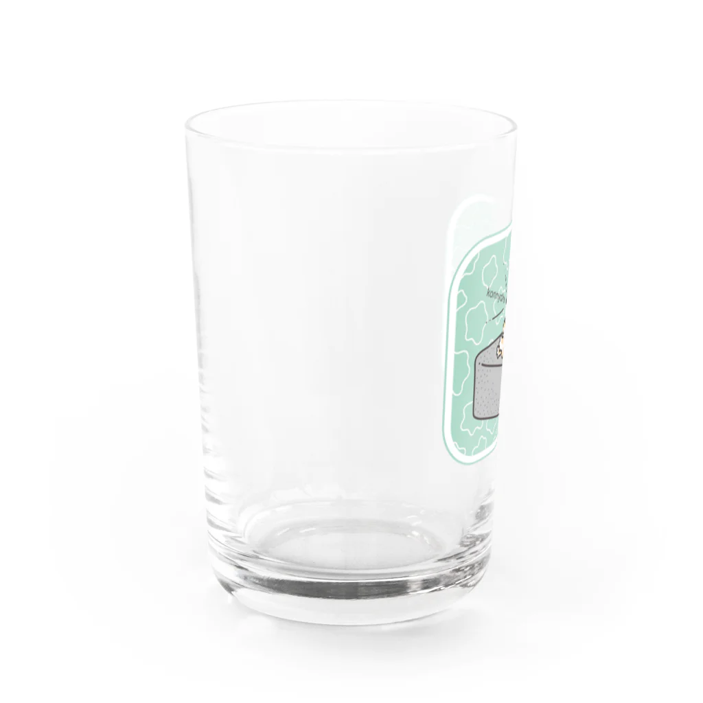 jamojamoのこんにゃくにゃんこ Water Glass :left