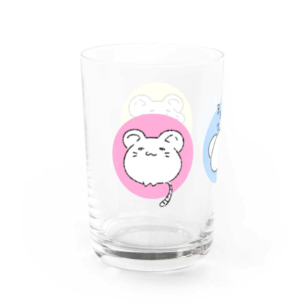 ぺけまるしょっぷのちゅーちゅーとりお Water Glass :left