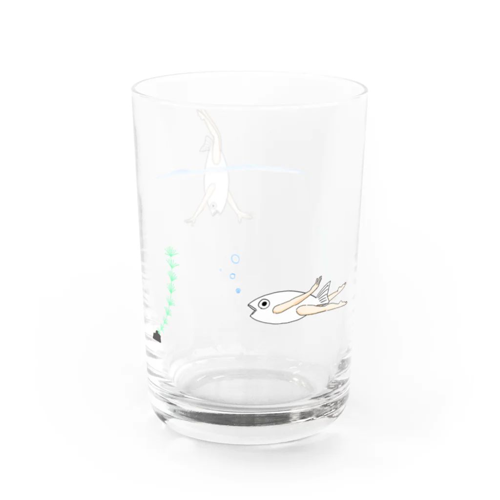 さくまの鮮度抜群！お人魚さん Water Glass :left